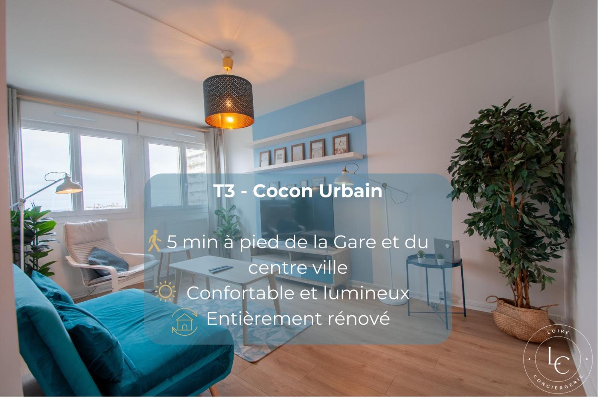Cocon Urbain Fully Refurbished - 2 Bedrooms -70m2 *