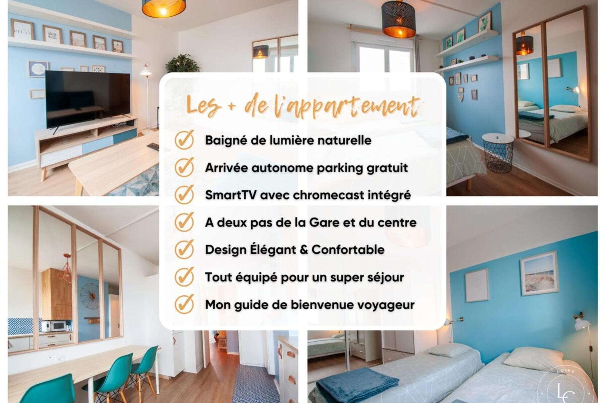 Cocon Urbain Fully Refurbished - 2 Bedrooms -70m2 * Orleans
